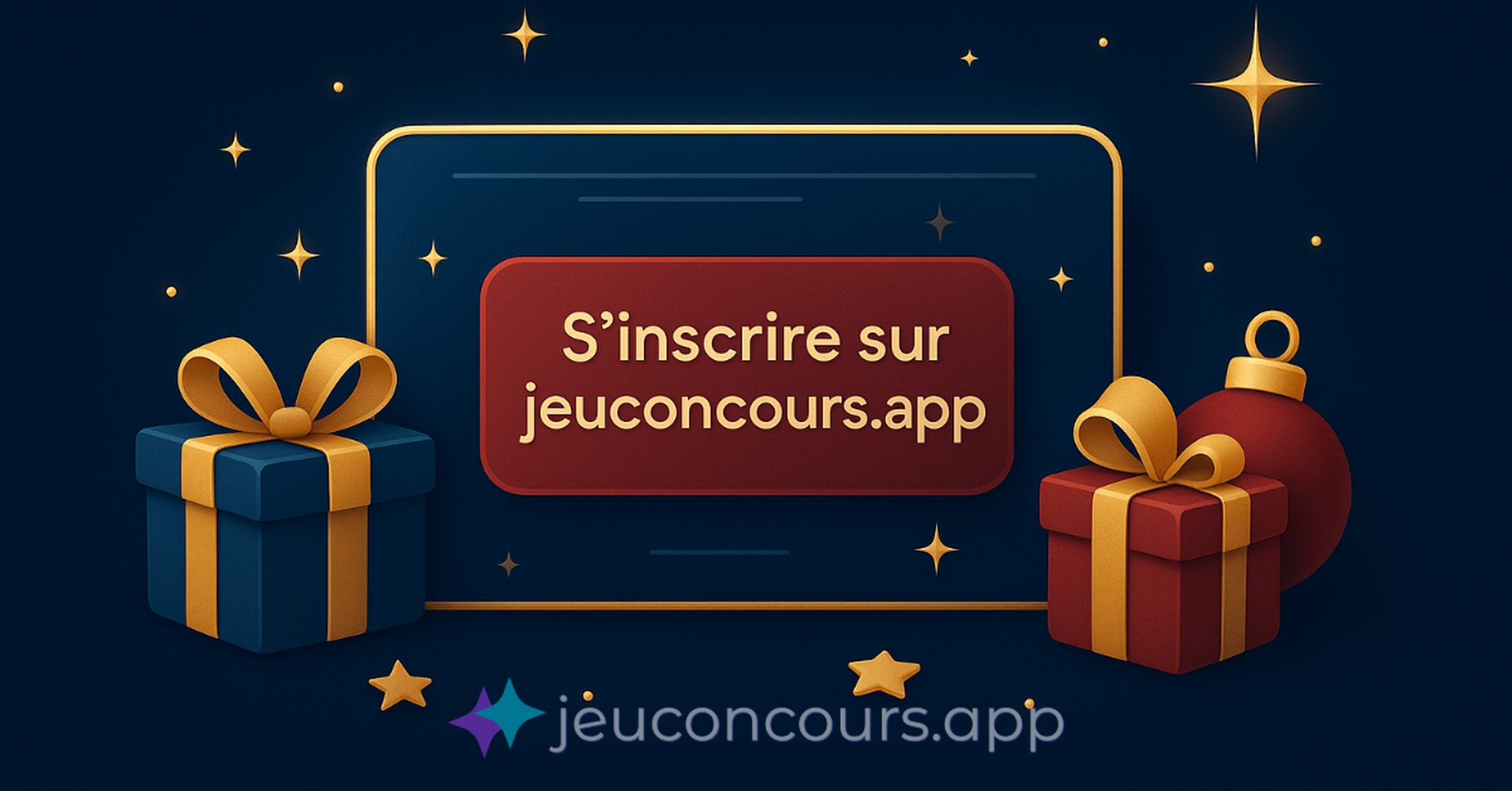 Créer son compte en 30 secondes S'inscrire sur jeuconcours.app