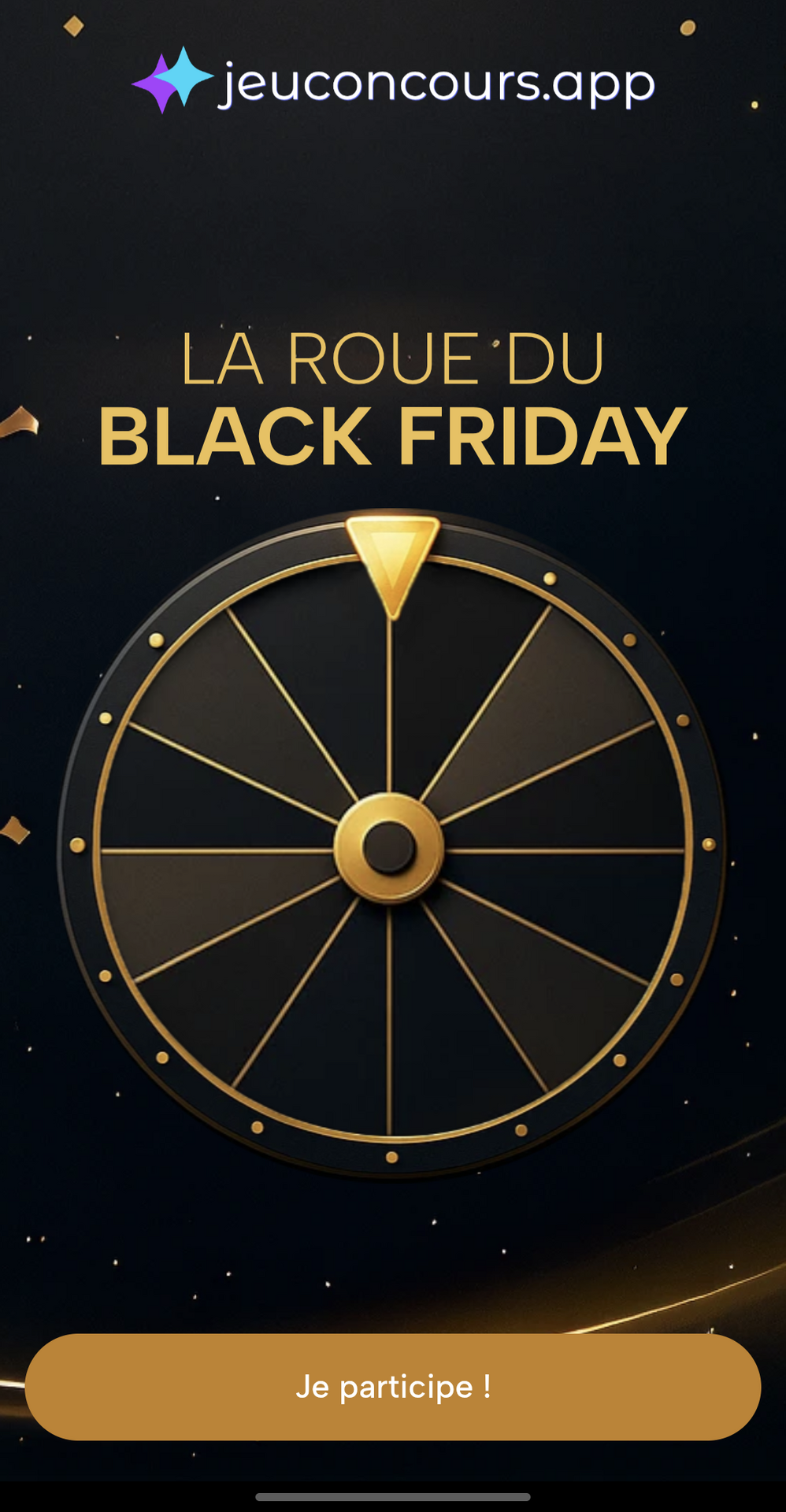 roue animée du black friday